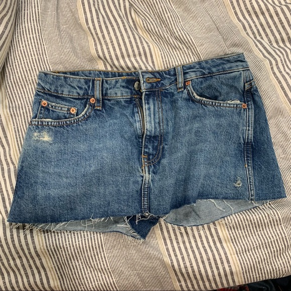 Zara Denim Skort - Picture 4 of 6